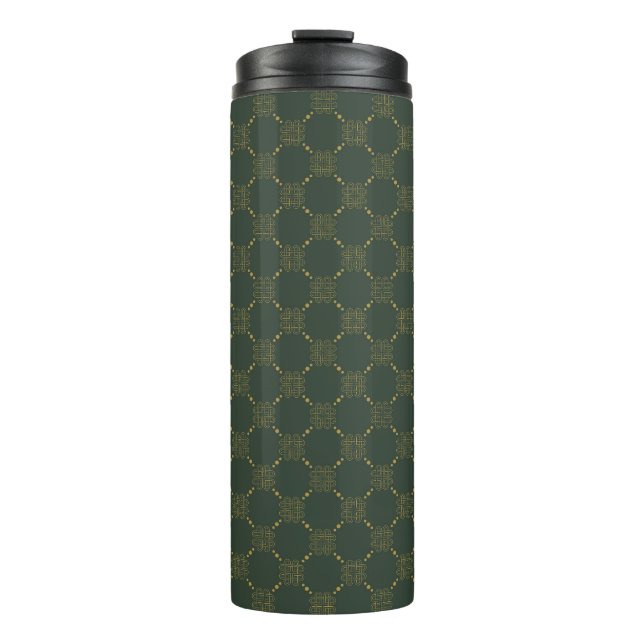 Celtic Knot Pattern Thermal Tumbler (Front)