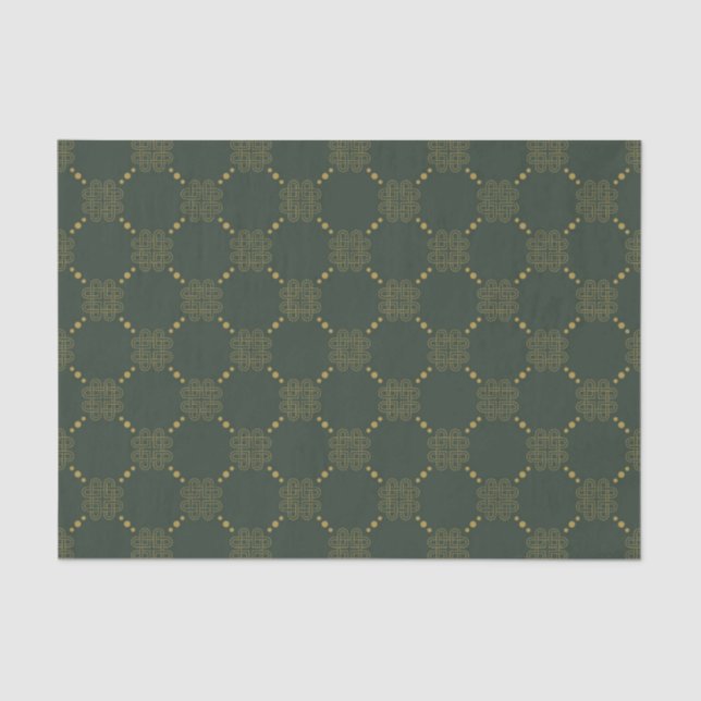 Celtic Knot Pattern Tissue Paper (Front)