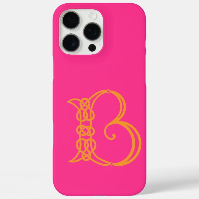 Celtic Knot Personalised B Case-Mate iPhone Case (Back)