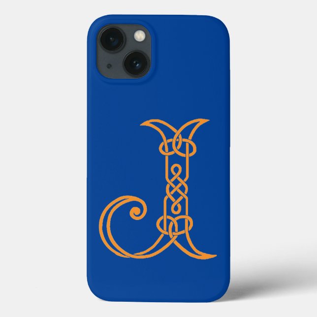 Celtic Knot Personalised J Case-Mate iPhone Case (Back)