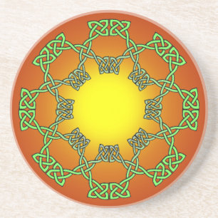 Celtic Knot Sandstone Coaster