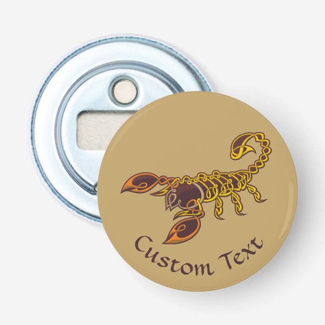 Celtic Knot Scorpion Bottle Opener (Front)