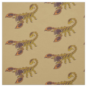 Celtic Knot Scorpion Fabric