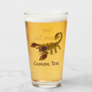 Celtic Knot Scorpion Glass