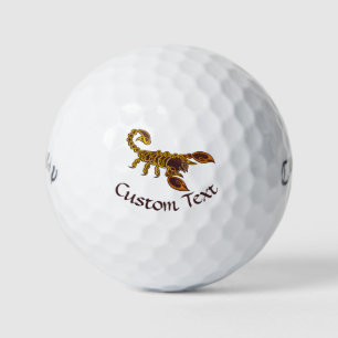 Celtic Knot Scorpion Golf Balls