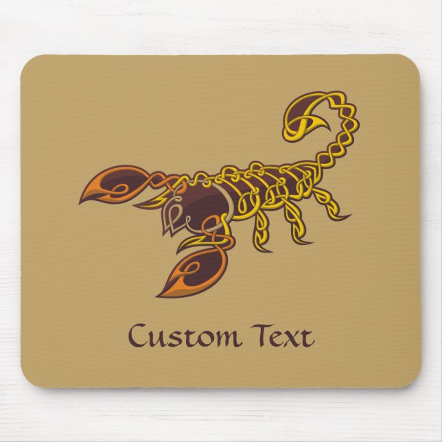 Celtic Knot Scorpion Mouse Pad (Front)