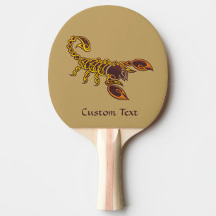 Celtic Knot Scorpion Ping Pong Paddle