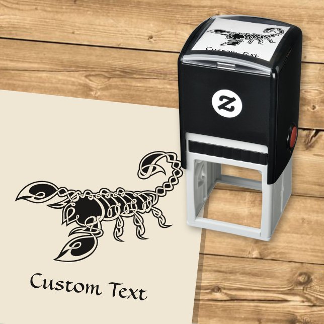 Celtic Knot Scorpion Self-inking Stamp (Creator Uploaded)