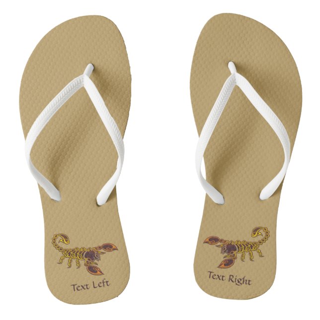 Celtic Knot Scorpion Thongs (Footbed)
