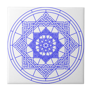 Celtic Knot Star Pattern Tile