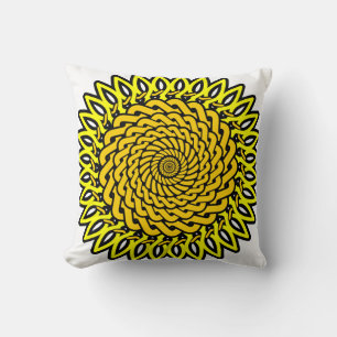 Celtic Knot Sunflower Drawing Cushion
