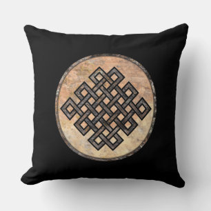 Celtic Knot Talking Canyons, New Mexico Cushion