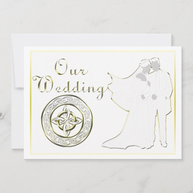 Celtic Knot Wedding Invitation Set (Front)