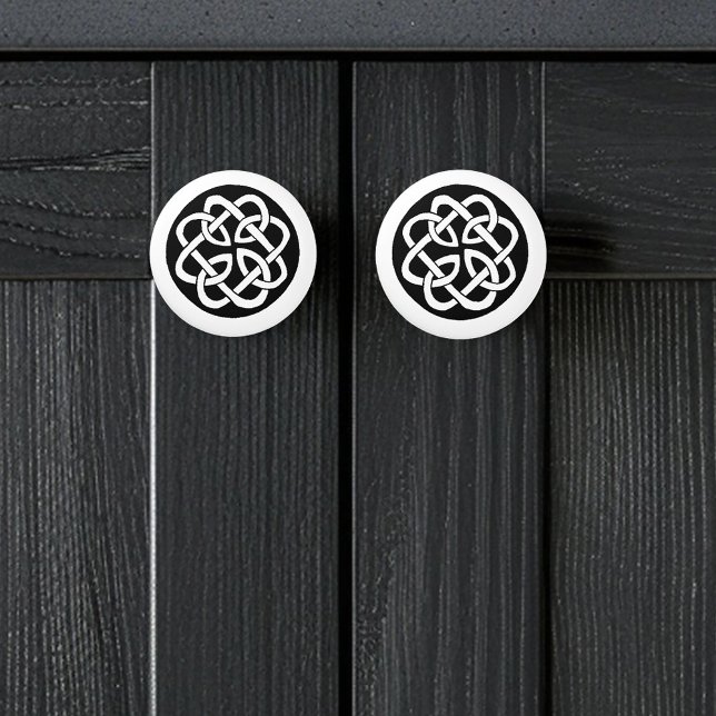 Celtic Knot Work Circle Ceramic Knob (Creator Uploaded)