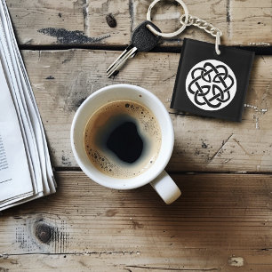 Celtic Knot Work Circle Key Ring