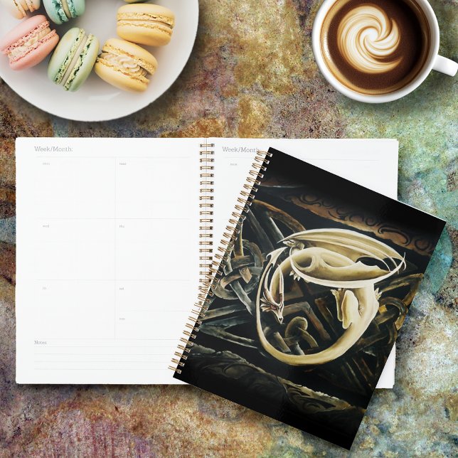 Celtic Knot Work Cream Dragon Planner (Creator Uploaded)