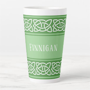 Celtic Knots Band Custom   Latte Mug