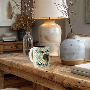 Celtic Knots Personalised design Text and Image. Two-Tone Coffee Mug