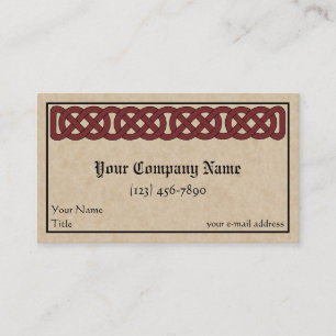 Celtic Knotwork Band Business Card