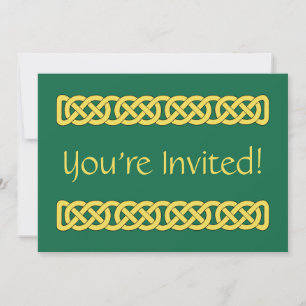 Celtic Knotwork Band Invitation
