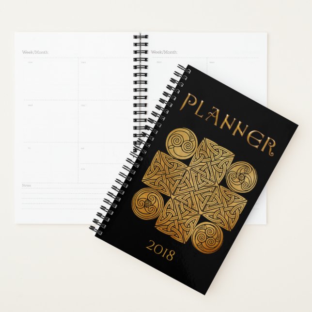 Celtic Knotwork Cross Planner (Display)