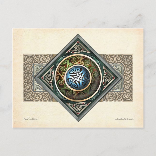 Celtic Knotwork Design Postcard (Front)