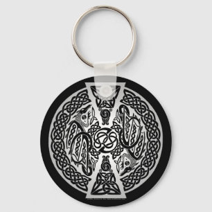 Celtic Knotwork Dragons KeyChain