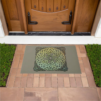 Celtic Knotwork Mandala Doormat