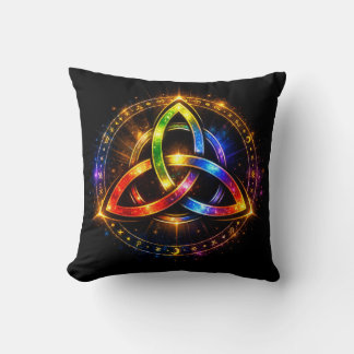 Celtic Knotwork Triquetra Cushion