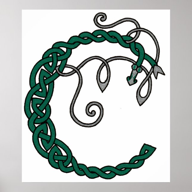 Celtic Letter C print (Front)