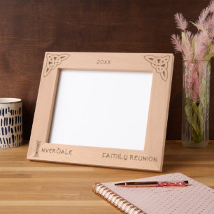 Celtic Letter I Custom Name Etched Frames