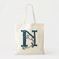 Celtic Letter N bag