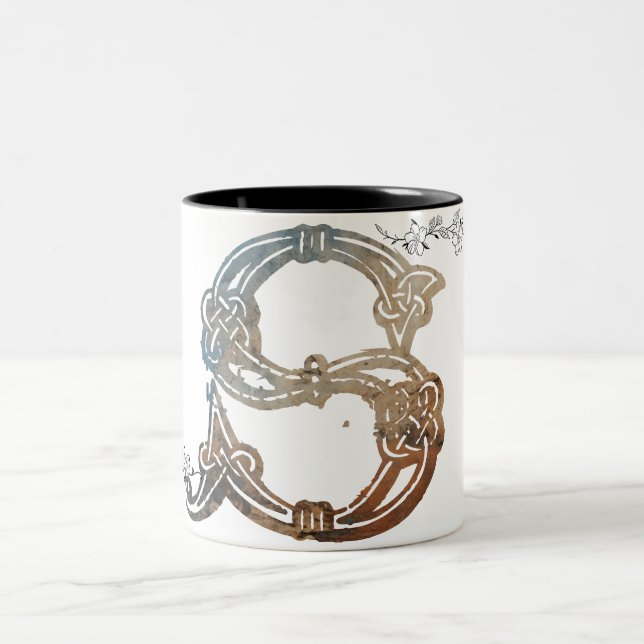 Celtic Letter S Coffee Mug (Center)