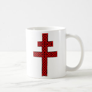 Celtic Lorraine Cross mug