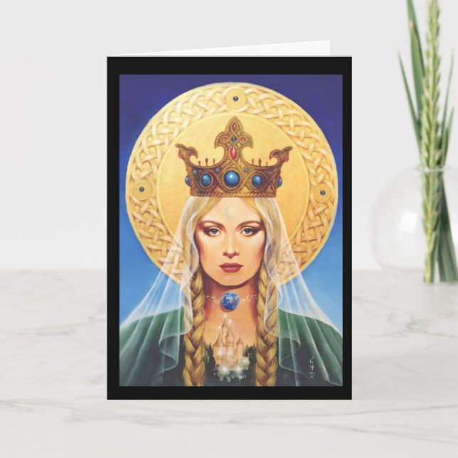 Celtic Madonna by Elizabeth Kyle. Card (Front)