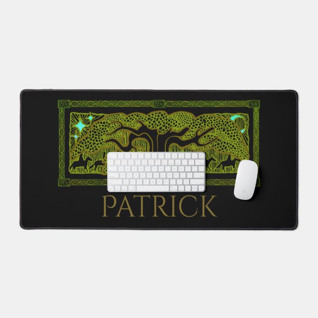 Celtic Magic - The Great Tree Personalised  Desk Mat (Keyboard & Mouse)