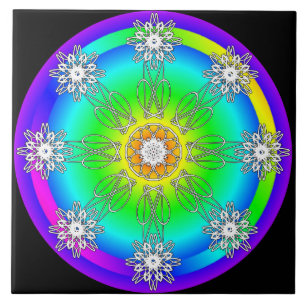 Celtic Mandala Ceramic Tile