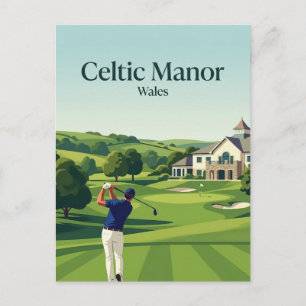 Celtic Manor Resort, Wales Postcard
