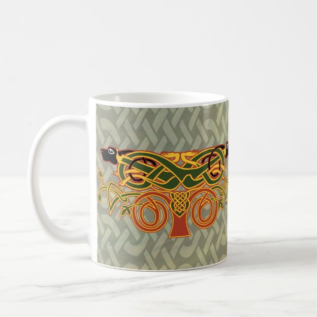 Celtic Mastiff Knot 2 Mug (Left)