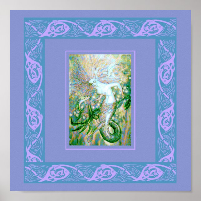 Celtic Mermaid Print (Front)