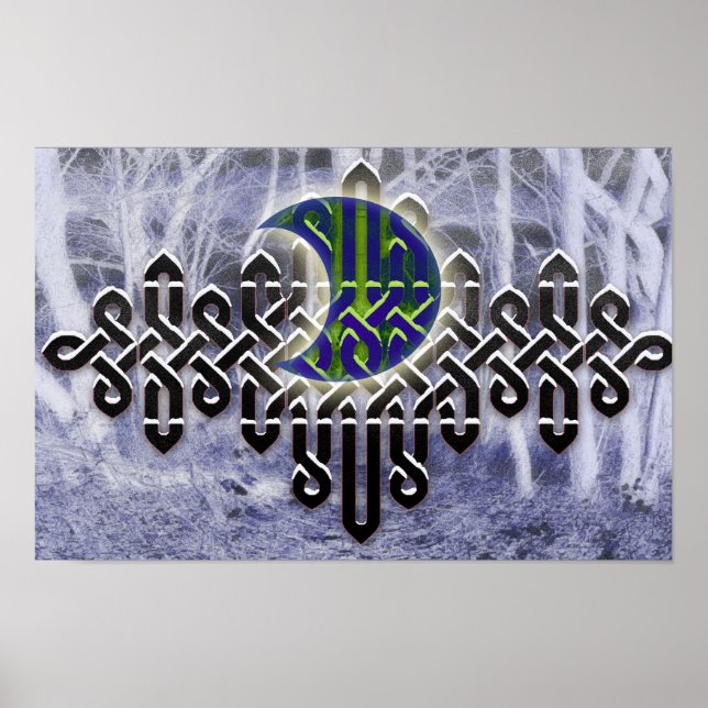 Celtic Midnight Blues Poster (Front)