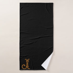 Celtic Monogram J Bath Towel