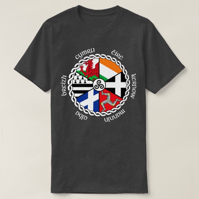 Celtic Nations Flag 1 T-Shirt (Design Front)