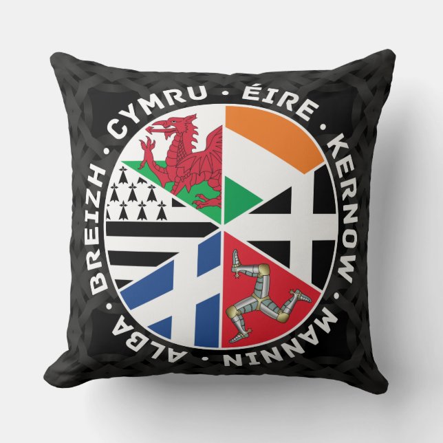 Celtic Nations Flags Cushion (Front)