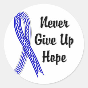 Celtic Never Give Up Hope ALS Classic Round Sticker