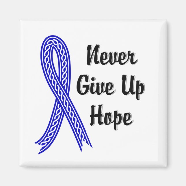 Celtic Never Give Up Hope CFS Magnet (Front)