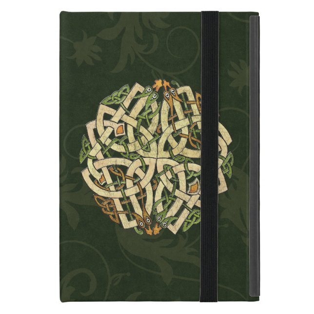 Celtic Ornament Case For iPad Mini (Front Closed)