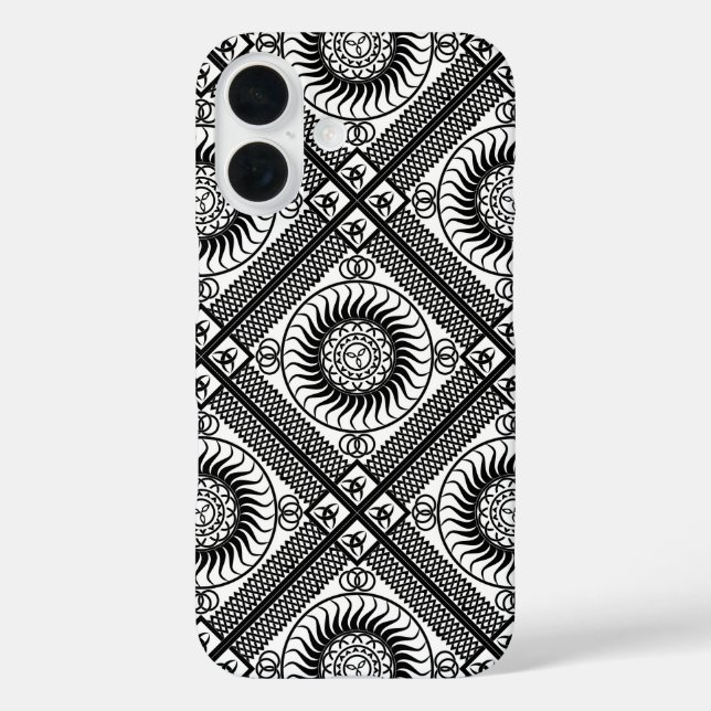 Celtic ornament diagonal Case-Mate iPhone case (Back)
