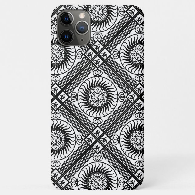 Celtic ornament diagonal Case-Mate iPhone case (Back)