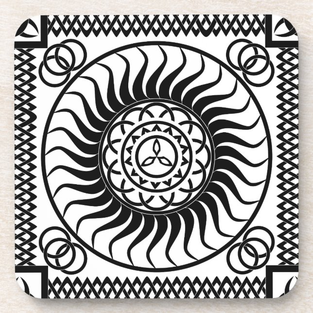 Celtic ornament Single Coaster (Front)